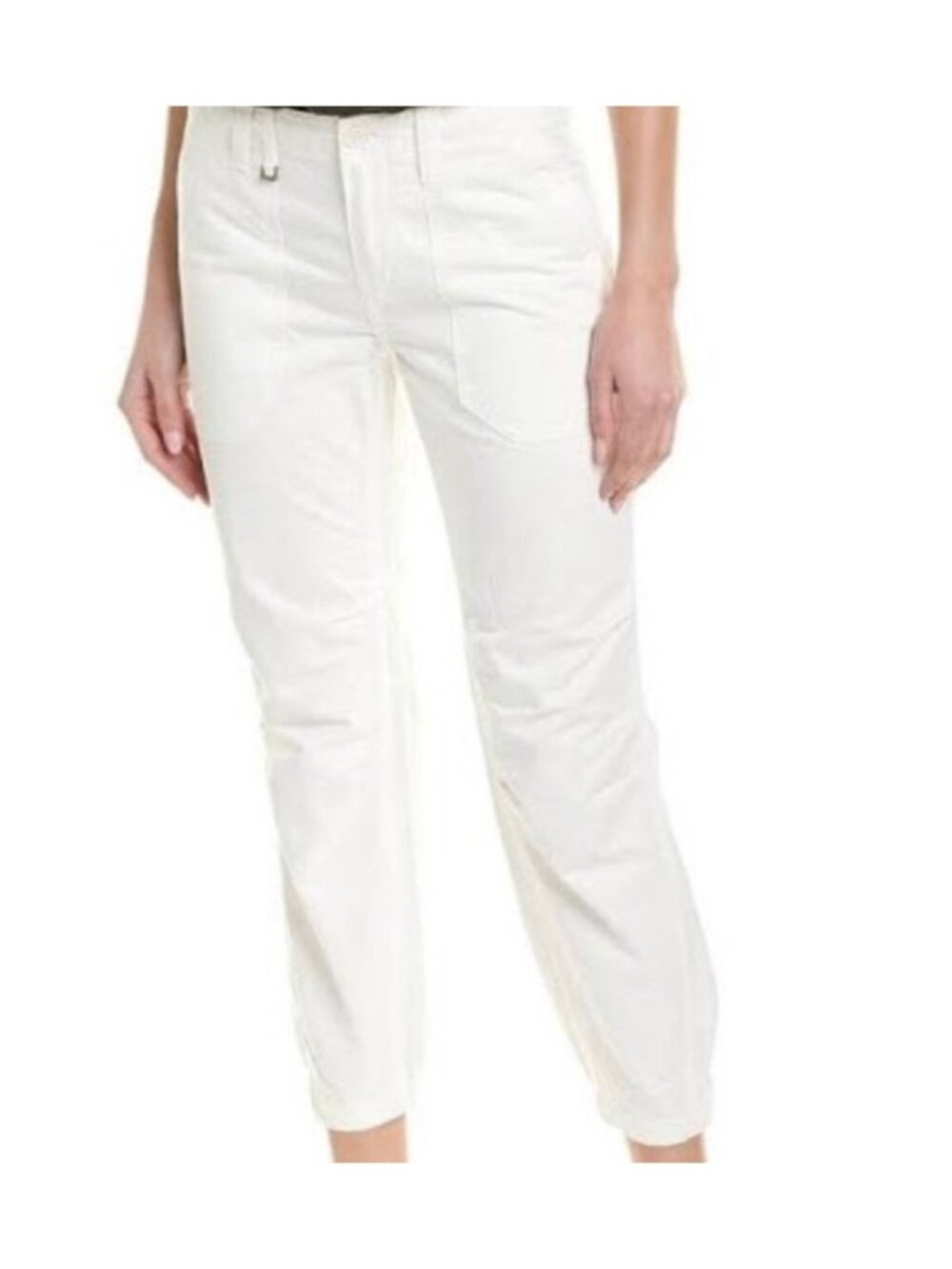 Zadig & Voltaire Womens Small Cotton Palma Grunge Pants EUR 36 Color Judo White